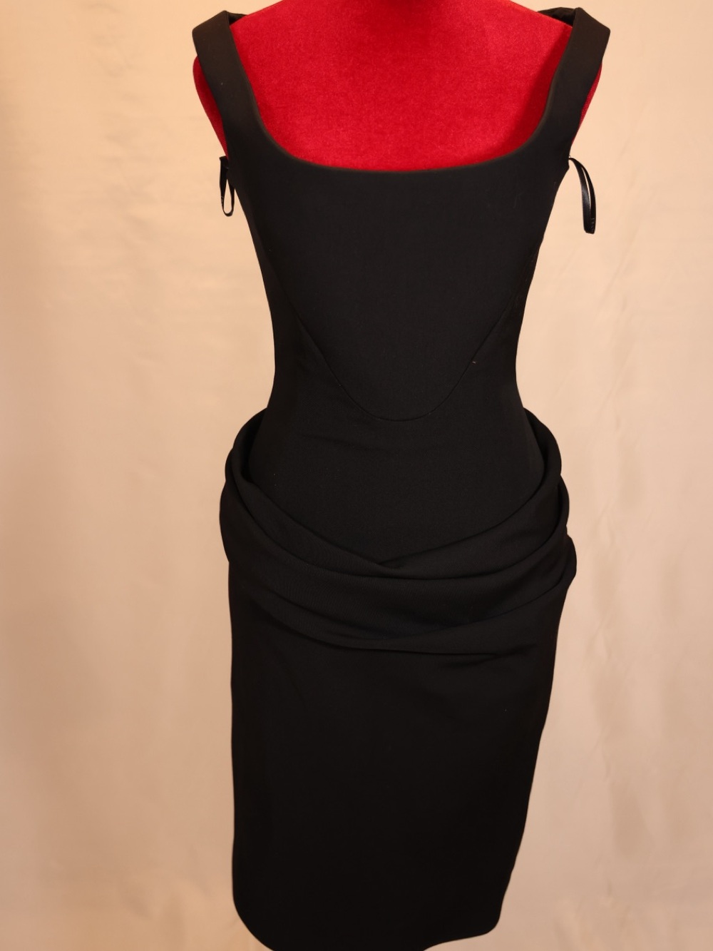 Versace mid length corset dress